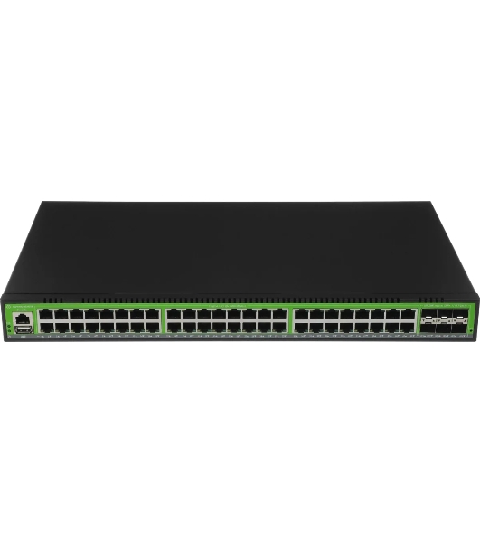Коммутатор Digma DSP848G-6S+R700, 48×1 Гбит/с + 6×10 Гбит/с SFP+, управляемый