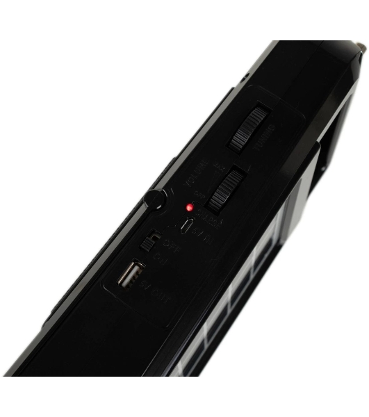 Радиоприемник портативный Сигнал Vikend Traveler черный USB SD/MMC