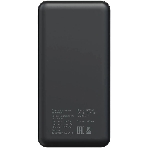 Портативный аккумулятор Buro BPF10A 10000mAh QC3.0/PD3.0 22.5W 2.1A 2xUSB-A/USB-C черный, фото5