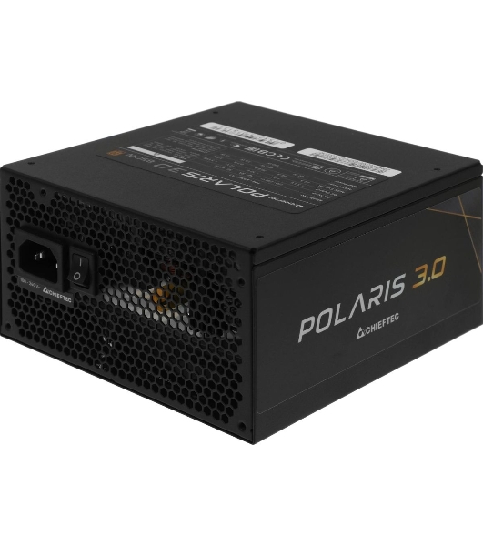 Блок питания Chieftec Polaris 3.0 PPS-850FC-A3, 850Вт, 80 PLUS Gold, 140мм, модульный, черный