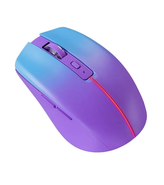 Мышь беспроводная Defender Mystery MM-301 фиолетовый, 1600 dpi, радиоканал, Bluetooth, USB, кнопки - 6