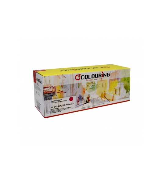 Картридж лазерный Colouring CG-CC533A/718 пурпурный (2800 стр.) для HP LJ CP2025/CM2320/Canon LBP-7200C/7210CDN/MF8330CDN