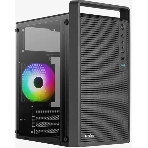 Компьютерный корпус MiniTower Aerocool/Formula CS-109-G-BK-v1 (mATX, USB3x1, USB2x2, 120мм RGb fan, без БП) (4711099472376), фото 1