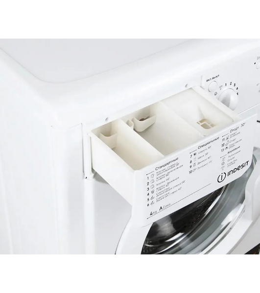 Стиральная машина Indesit IWUD 4085 белый, загрузка фронтальная 4 кг, 800 об/мин., класс: А
