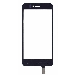 Сенсорное стекло (тачскрин) для Fly IQ YZ-CTP467(GN C620)-FPC, черное, фото 1