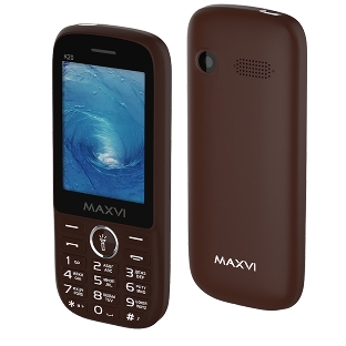 Мобильный телефон Maxvi K20 кофейный