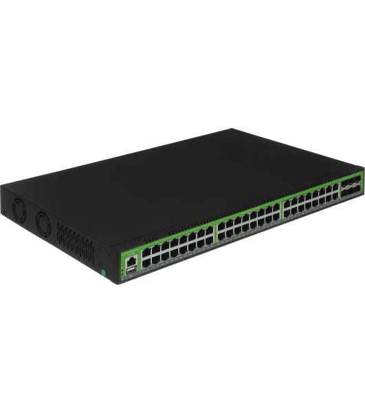 Коммутатор Digma DSP848G-6S+R700, 48×1 Гбит/с + 6×10 Гбит/с SFP+, управляемый