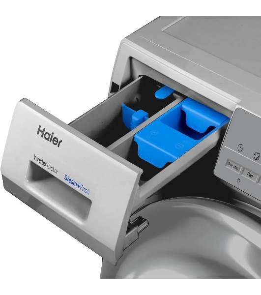 Стиральная машина Haier HW60-BP12929BSE серебристый загр. фронтальная макс.: 6 кг 1200об/мин класс: А+++