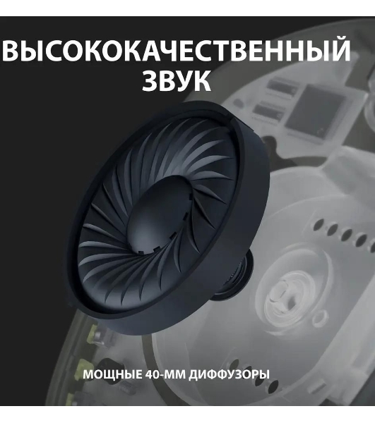 Гарнитура Logitech G435 чёрный/жёлтый, беспроводная, Bluetooth/USB, до 18 ч
