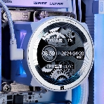 Система жидкостного охлаждения Thermalright Core Vision 360 (360mm, LED, White, ARGB/Fans: 3x120mm, 72.37CFM, 27.7dBA, 2000RPM/Pump height 66mm, Rad thickness 27mm/S: 1700, 1200, 1851, 115X, 2011, 2066, AM5, AM4), фото2