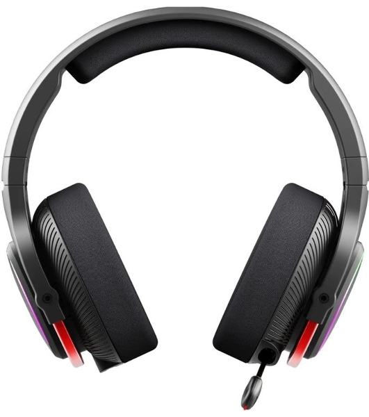 Гарнитура Bloody MR710 чёрный, беспроводная + проводная, Bluetooth, до 44 ч, подсветка