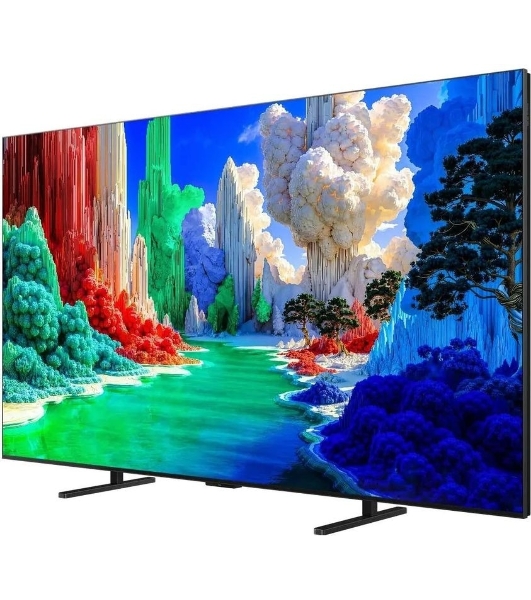 Телевизор TCL 55' 55A400, черный, QLED, 3840x2160 4K Ultra HD, 144 Гц, Google TV, 3 ГБ/32 ГБ