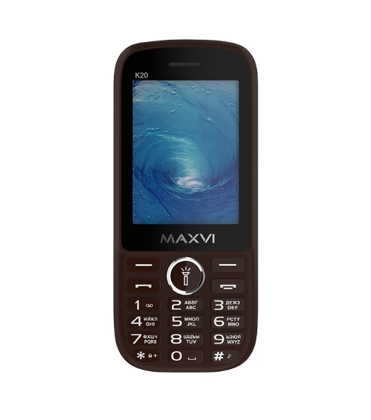 Мобильный телефон Maxvi K20 кофейный