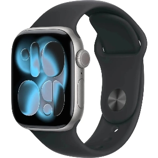 Смарт-часы Apple Watch Series 11 A3331 42 mm, 1.77', OLED, Wi-Fi/NFC/Bluetooth, IP6X, серый космос/черный