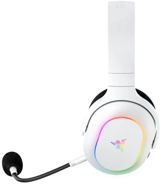 Гарнитура Razer Barracuda X Chroma белый, беспроводная, радиоканал, до 70 ч, съёмный микрофон, подсветка