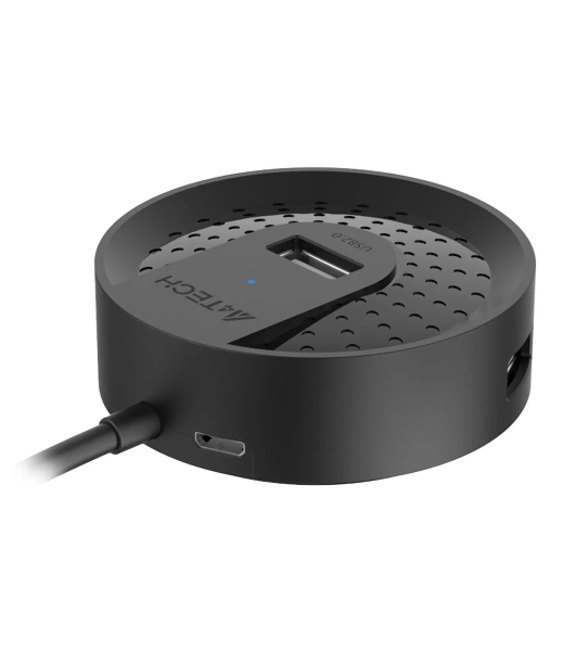 Разветвитель USB 2.0 A4Tech HUB-20 4порт. черный