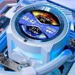 Система жидкостного охлаждения Thermalright Core Vision 360 (360mm, LED, White, ARGB/Fans: 3x120mm, 72.37CFM, 27.7dBA, 2000RPM/Pump height 66mm, Rad thickness 27mm/S: 1700, 1200, 1851, 115X, 2011, 2066, AM5, AM4), фото3