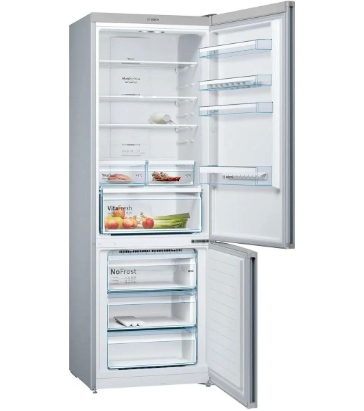Холодильник Bosch KGN49XL30U нержавеющая сталь двухкамерный 330/105л морозилка снизу, No Frost