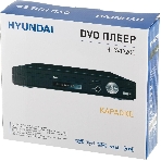 Плеер DVD Hyundai H-DVD200 черный Караоке ПДУ, фото2
