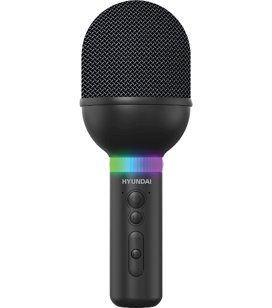 Микрофон беспроводной Hyundai H-MIC101 черный