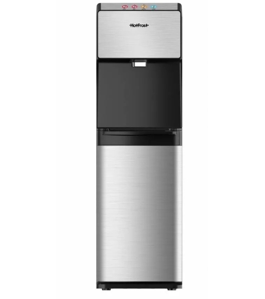 Кулер для воды Hotfrost V450ASM, нижняя загрузка, нагрев 90 °С, охлаждение 10 °С, черный/серебристый