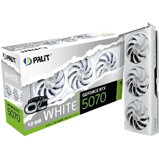 Видеокарта Palit PA-RTX5070 WHITE OC 12GB RTX5070 12Gb 192bit GDDR7 2325/28000 HDMIx1 DPx3 HDCP Ret