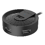 Разветвитель USB 2.0 A4Tech HUB-20 4порт. черный, фото 1