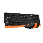 Комплект клавиатура+мышь A4Tech FStyler FG1010 беспроводной, USB, 2000 DPI, чёрный/оранжевый, фото12