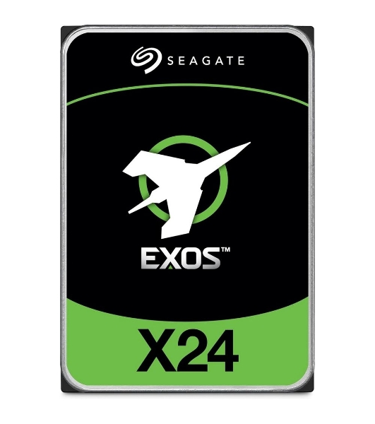 Жесткий диск серверный Seagate 3.5'; 24TB Exos X24 SAS 12Gb/s, 7200 rpm, 512 MB ST24000NM007H