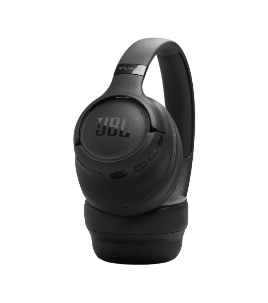 Беспроводные/проводные наушники JBL Tune 780NC черный, полноразмерные, Bluetooth + проводной, адаптивное шумоподавление