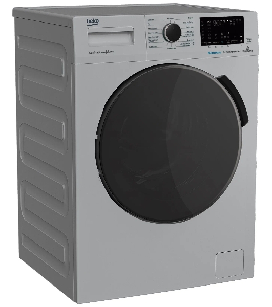 Стиральная машина Beko WSPE7H616S cеребристый, загрузка фронтальная 7,5 кг, 1200 об/мин., класс: А