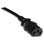 Шнур питания Lanmaster LAN-PP13/SHA-0.5-BK C13-Schuko проводник.:3x0.75мм2 0.5м 220В 10А (упак.:1шт) черный, фото2