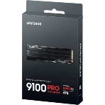 Накопитель SSD 4Tb Samsung 9100 PRO, M.2, PCI-E 5.0 x4, TLC 3D NAND R/W - 14800/13400 Mb/s с радиатором, фото2