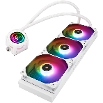 Система жидкостного охлаждения Thermalright Core Vision 360 (360mm, LED, White, ARGB/Fans: 3x120mm, 72.37CFM, 27.7dBA, 2000RPM/Pump height 66mm, Rad thickness 27mm/S: 1700, 1200, 1851, 115X, 2011, 2066, AM5, AM4), фото 1