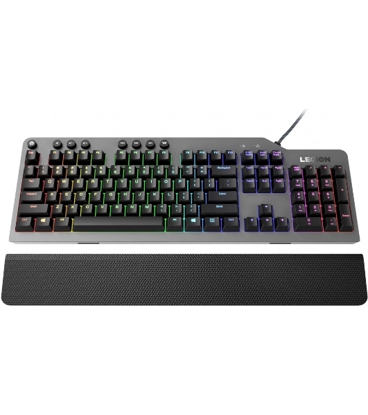 Клавиатура Lenovo Legion K500 RGB Mechanical проводная, USB Type-A, серый