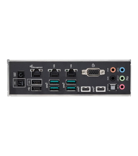 Материнская плата ASUS Pro WS W790E-SAGE SE, LGA4677, Intel W790, 8xDDR5 (ECC), 3xM.2, 2xSlimSAS, 8xSATA, 7xPCIe 5.0, 2x10Gb LAN, 1xUSB 3.2 Gen 2x2 (Type-C), 5xUSB 3.2 Gen 2 (Type-A + Type-C), 2xUSB 2.0, 5x3.5 мм, 7.1, EATX