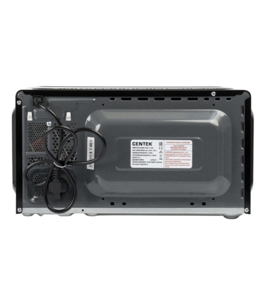 Микроволновая печь Centek CT-1562 черный, 20 л, 700 Вт, переключатели - кнопки, поворотный механизм