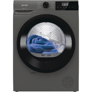 Сушильная машина Gorenje D2HNE82/C серый, 8 кг, сушка - тепловой насос, программ - 15, 59.5 x 84.5 x 58 см