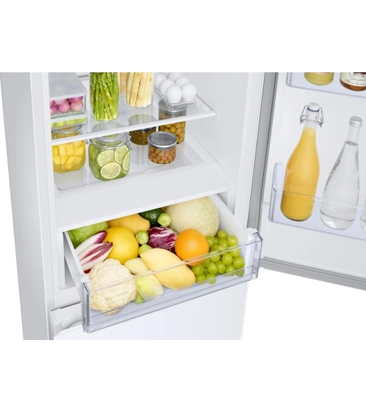 Холодильник Samsung RB34C670EWW/EF белый двухкамерный 230/114л морозилка снизу, No Frost