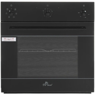 Духовка встраиваемая электрическая Electronicsdeluxe 6006.03 эшв-033 фасад стекло цвет - черный с нержав.ручками, электр.программатор 6-ти кнопочный, утапливаемые ручки, конвекция, гриль, режим разморозки,8 режимов работы, автомат.охлаждение корпуса,подсветка, объем 60 л.