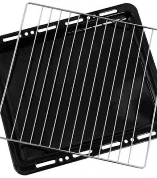 Плита комбинированная Flama RK 2211 белый, конфорок 4 шт, духовка 50 л, 50 см x 85 см x 60 см