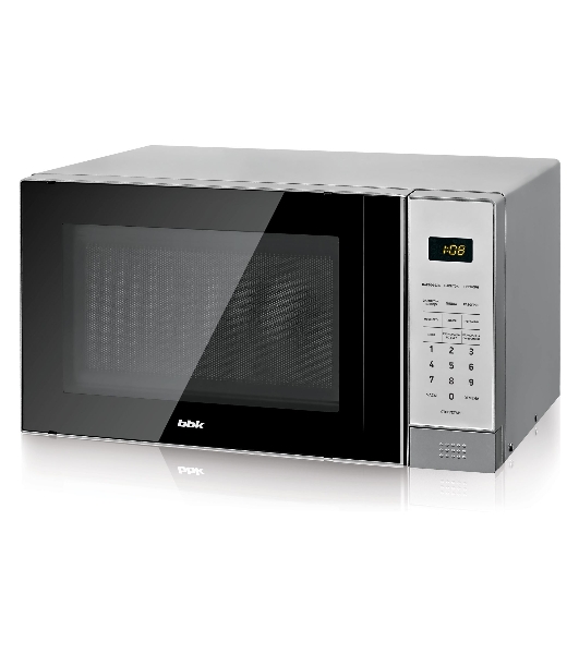 Микроволновая печь BBK 20MWS-729S/BS серебристый/черный, 20 л, 700 Вт, переключатели - сенсор