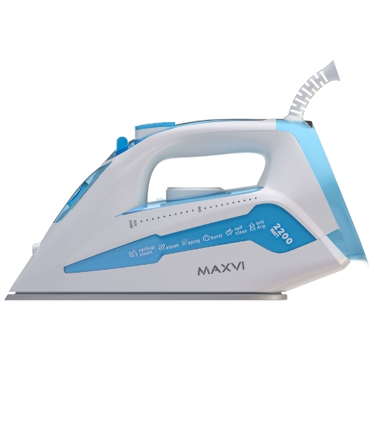 Утюг Maxvi SI2202 белый/голубой
