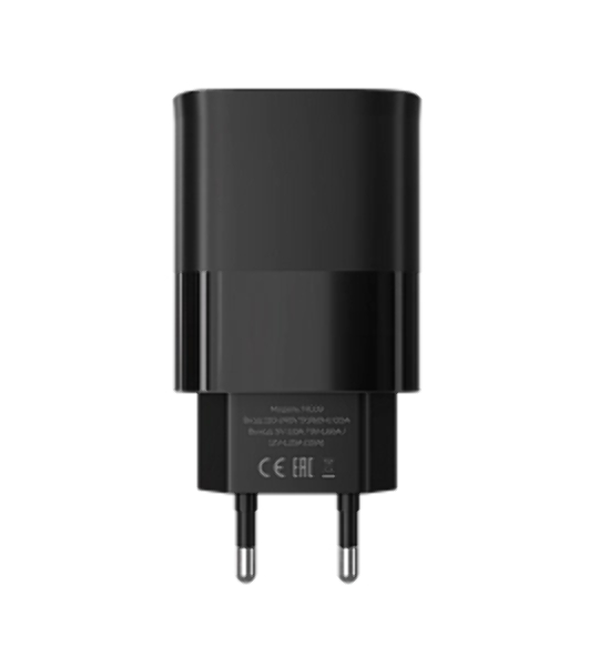 Сетевое зарядное устройство MORE CHOICE (4620202553386) NC09 1USB 3.0A QC3.0 15W, черный