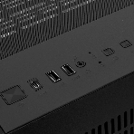 Компьютерный корпус HSPD F330, Panoramic Mini-tower, черный, TG, 0.5 SPCC, 3x120мм ARGB mATX, mITX 160/400/200мм 1x2.5', 2x3.5', 4xPCI 1xUSB-C 3.0, 2xUSB-A1.0 428x280x375мм, фото4