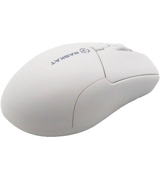 Мышь беспроводная Raskat M007WB белый, 2400 dpi, радиоканал, Bluetooth, USB, кнопки - 6