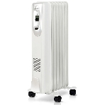 Обогреватель масляный Ballu Comfort BOH/CM-07WDN (7 секций) белый, 1500 Вт, 20 м2, термостат, фото 1