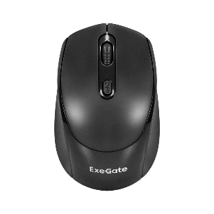 Мышь беспроводная ExeGate Professional Standard SR-9005 черный, 1200 dpi, радиоканал, USB, кнопки - 4