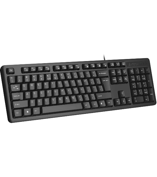 Клавиатура проводная A4Tech KKS-3, USB, черный