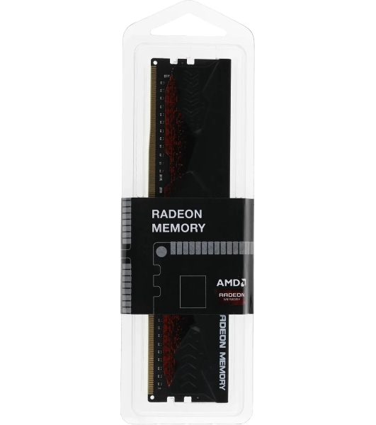 Оперативная память AMD Radeon R9, DDR4, 16GB (1x16GB), 3200MHz, CL16, DIMM, с радиатором, черный